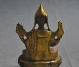 China Tibetan Buddhism Bronze Gilt Seat Lotus Je Tsongkhapa Buddha Statue
