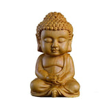Statuette Bouddha En Bois