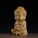 Statuette Bouddha <br> En Bois